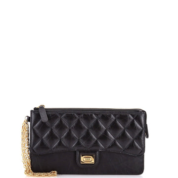 Reissue 2.55 Flap Wristlet Pouch Quilted Aged Calfskin