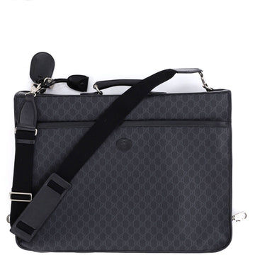 Retro Interlocking G Garment Bag GG Coated Canvas