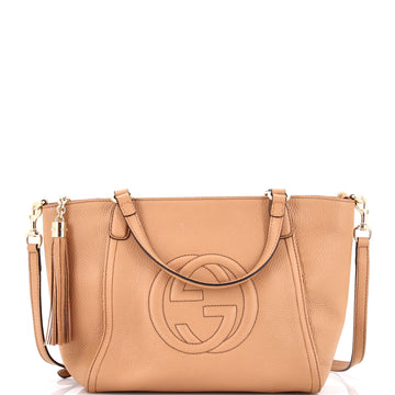 Soho Convertible Top Handle Bag Leather Small