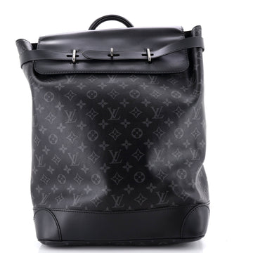 Steamer Backpack Monogram Eclipse Canvas