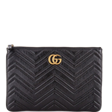 GG Marmont Clutch Matelasse Leather