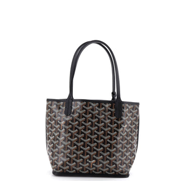 Anjou Reversible Tote Coated Canvas Mini