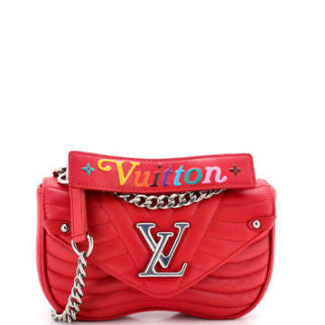 New Wave Chain Bag Quilted Leather PM