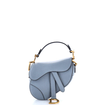 Saddle Handbag Leather Micro