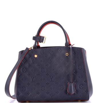 Montaigne Handbag Monogram Empreinte Leather MM