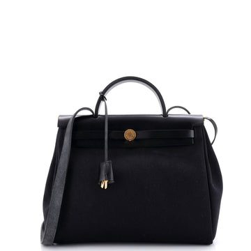 Herbag Zip Leather and Toile 31