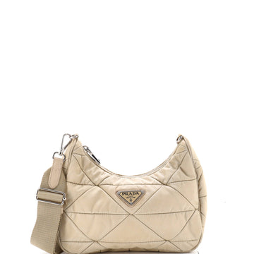 Re-Edition Shoulder Bag Quilted Tessuto Small
