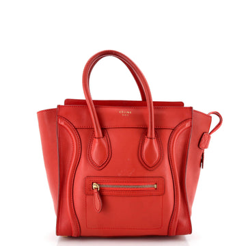 Luggage Bag Smooth Leather Micro