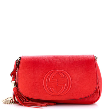 Soho Chain Crossbody Bag Leather Medium