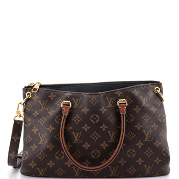 Pallas Tote Monogram Canvas with Leather