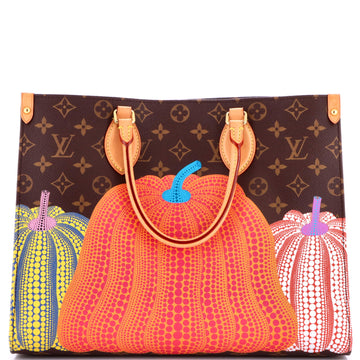 OnTheGo Tote Yayoi Kusama Pumpkins Monogram Canvas MM