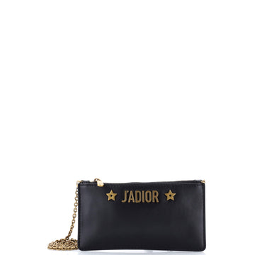 J'Adior Croisiere Chain Pouch Leather