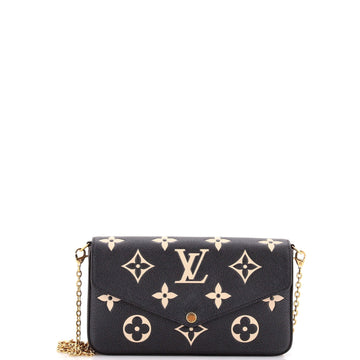 Felicie Pochette Bicolor Monogram Empreinte Giant