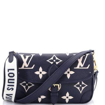 Diane NM Handbag Bicolor Monogram Empreinte Giant
