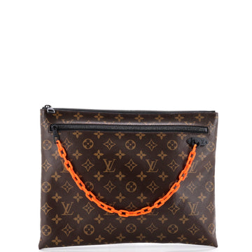 Solar Ray A4 Pouch Monogram Canvas