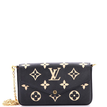 Felicie Pochette Bicolor Monogram Empreinte Giant