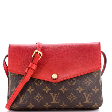 Twice Handbag Monogram Canvas and Leather