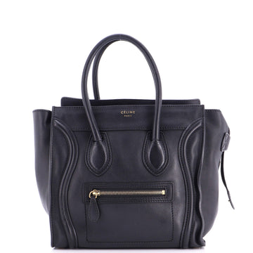 Luggage Bag Smooth Leather Micro