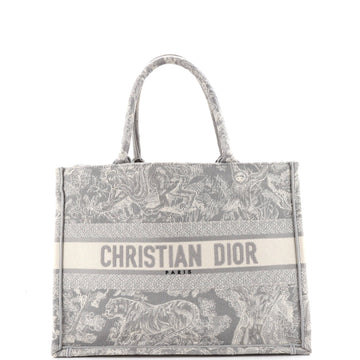 Book Tote Embroidered Canvas Medium