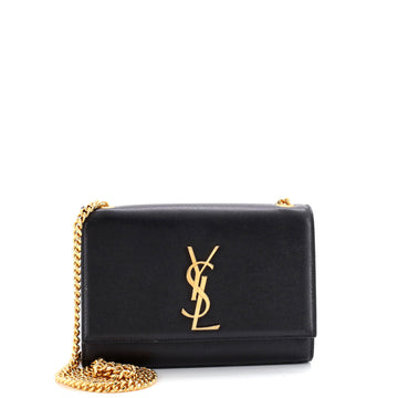 Classic Monogram Crossbody Bag Grainy Leather Small