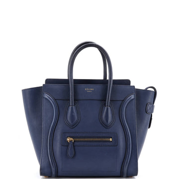 Luggage Bag Grainy Leather Micro