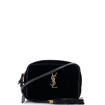 Lou Camera Bag Matelasse Chevron Velvet Small