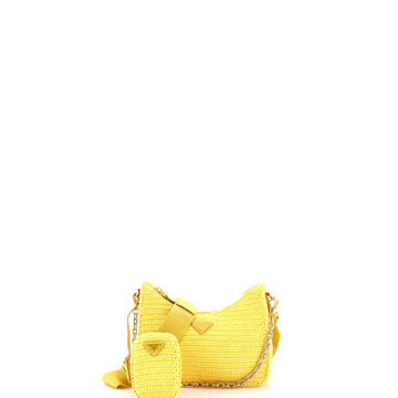 Re-Edition 2005 Shoulder Bag Raffia Small