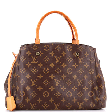 Montaigne Handbag Monogram Canvas MM