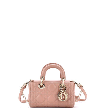 Lady D-Joy Bag Cannage Quilt Lambskin Micro
