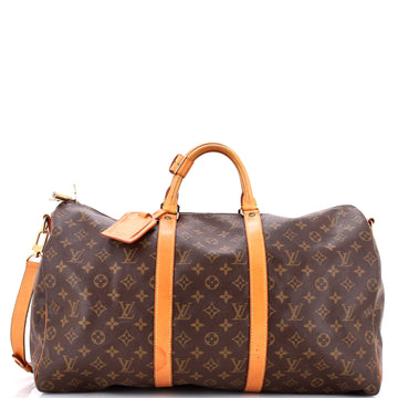Keepall Bandouliere Bag Monogram Canvas 50