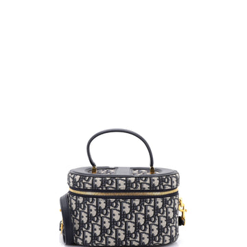 CD Signature Vanity Case Oblique Canvas Small