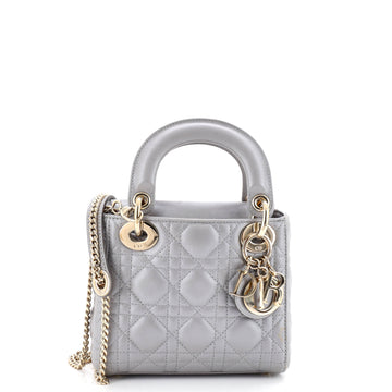 Lady Dior Chain Bag Cannage Quilt Lambskin Mini