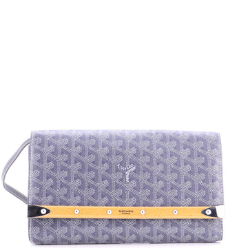 Monte Carlo Clutch with Strap Coated Canvas PM