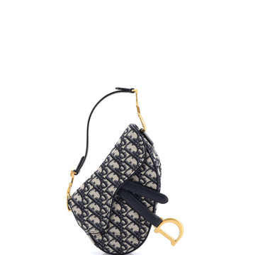 Saddle Handbag Oblique Canvas Mini