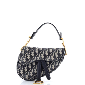 Saddle Handbag Oblique Canvas Mini