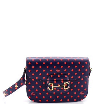 Horsebit 1955 Shoulder Bag Printed Leather Small