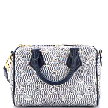 Speedy Bandouliere Bag Monoglam Jacquard Canvas 20