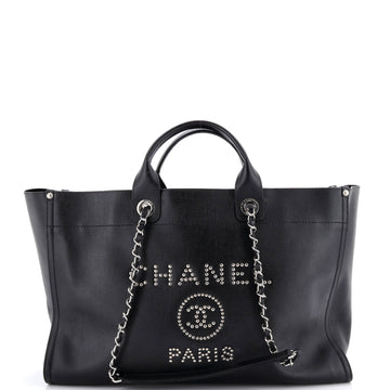 Deauville Tote Studded Caviar Large