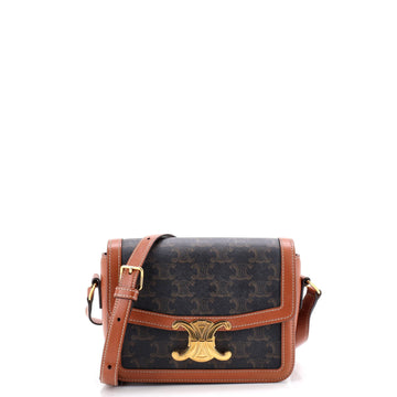 Triomphe Shoulder Bag Triomphe Coated Canvas Teen