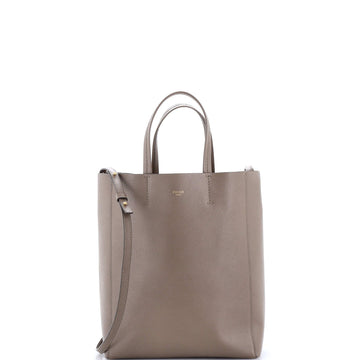 Vertical Cabas Tote Grained Calfskin Small