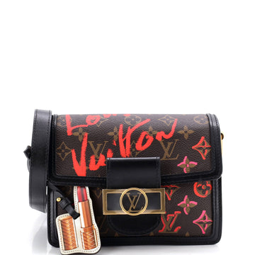 Dauphine Shoulder Bag Limited Edition Fall in Love Monogram Canvas Mini