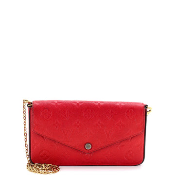 Felicie Pochette Monogram Empreinte Leather
