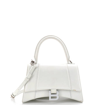 Hourglass Top Handle Bag Leather Small