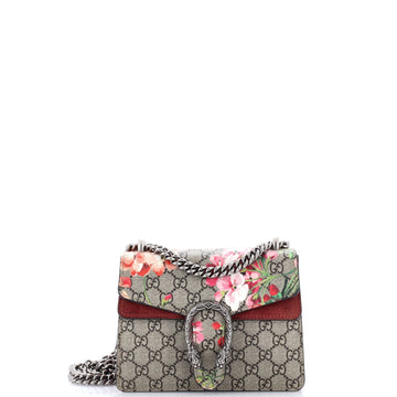 Dionysus Bag Blooms Print GG Coated Canvas Mini