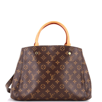 Montaigne Handbag Monogram Canvas MM