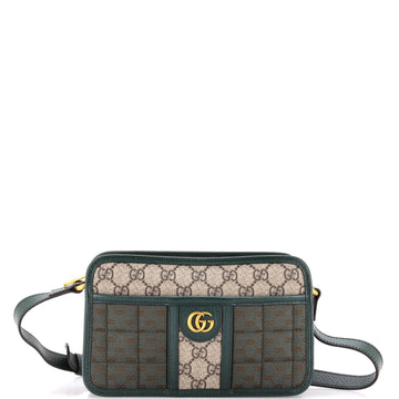 Zip Crossbody Bag GG Coated Canvas and Quilted Mini GG Canvas Small