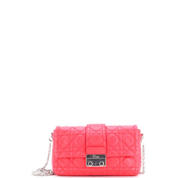 New Lock Pouch Cannage Quilt Lambskin Mini