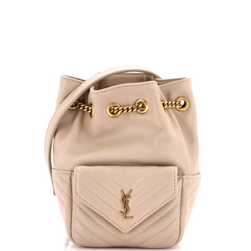 Joe Bucket Bag Matelasse Chevron Leather Mini