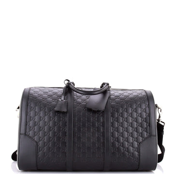 Signature Convertible Duffle Bag Guccissima Leather Medium