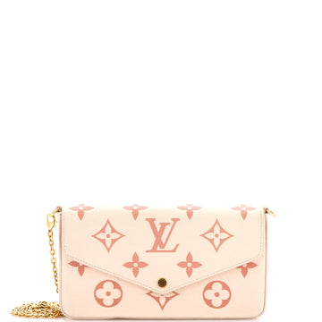 Felicie Pochette Bicolor Monogram Empreinte Giant